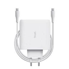 Trust Maxo USB-C adapter, 100 W, bijeli