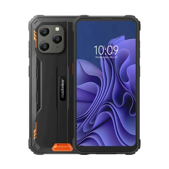Blackview BV5300 Plus robustni pametni telefon, 8 GB/128 GB, crno-narančasti