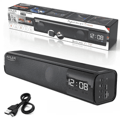 Adler Bluetooth zvučnik s AD 1191 budilica