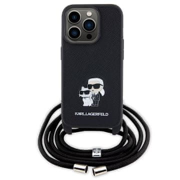 Karl Lagerfeld Karl Lagerfeld Klhcp15Lsakcpsk Futrola Za Iphone 15 Pro 6.1 Tvrda Futrola Crossbody