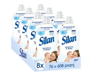 Silan Sensitive & Baby omekšivač, 76 pranja, 8/1