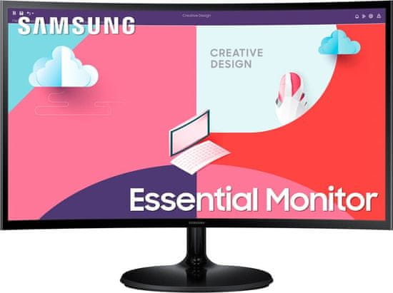 Samsung S24C360EAU monitor, 60,96 cm (24), FHD, VA, zakrivljen (LS24C360EAUXEN)