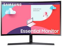 Samsung S27C366EAU monitor, 68,58 cm (27), FHD, VA, zakrivljen (LS27C366EAUXEN)