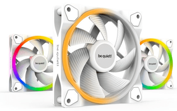 Be quiet! Pure Wings 3 ventilator, 120mm, 4-pinski, RGB, PWM, bijeli, 3 komada (BL100)