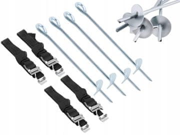 Malatec Univerzalni set sidara za trampoline 4 komada 30 cm