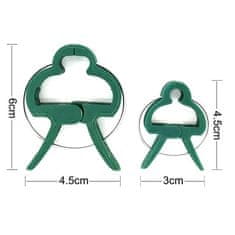 Netscroll Kopče za pričvršćivanje biljaka u dvije veličine za stabilan uspravan rast, ClampsGarden