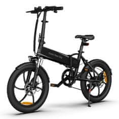 A DECE OASIS ADO A20+ električni bicikl, sklopivi, crna