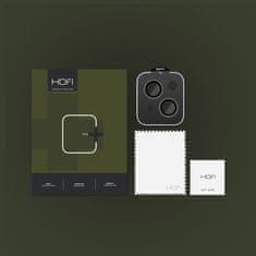 Hofi Camring zaštitno staklo za kameru za iPhone 15 / 15 Plus, crno