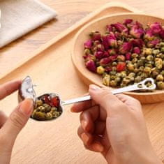 HOME & MARKER® Cedilo za čaj u obliku srca – inox, višekratno, praktičan infuzer za labavi čaj | INFUSPOON