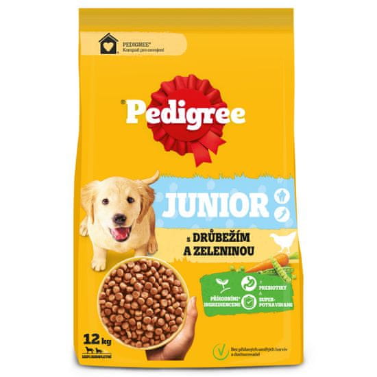 Pedigree briketi s govedinom i povrćem za mlade pse, 12 kg