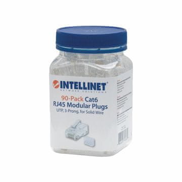 Intellinet RJ45 konektor CAT.6+ UTP tvrdi kabelski paket/90 790604