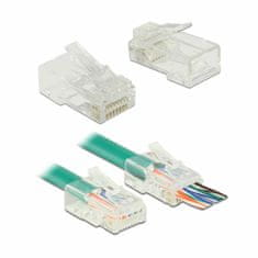 Delock RJ45 konektor CAT.6 UTP krimpovanje i rezanje pakiranje/20 86453