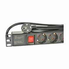 EFB Razvodnik za stalak 8x220V PVC 2m s prekidačem EK622DE.2
