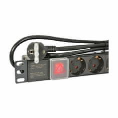 EFB Razvodnik za stalak 8x220V PVC 2m s prekidačem EK622DE.2