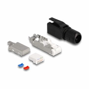 Delock RJ45 konektor CAT.6A FTP modularni 86965
