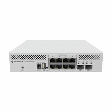 Mikrotik 2,5 Gigabajtni preklopnik s 8 portova, 2xSFP+ CRS310-8G+2S+IN