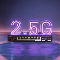 Tenda 2,5 Gigabajtni preklopnik s 8 portova, 2x SFP, TEM2010F