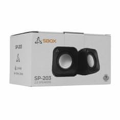S-box prijenosni zvučnik crni SP-203