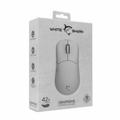 White Shark miš bijeli GM-5014 GRAPHENE Gaming