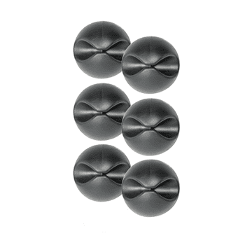 MaxTrack Samoljepljivi držač za kablove, 6 komada, crni