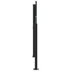 Vidaxl Uvlačiva bočna tenda terakota 140 x 600 cm