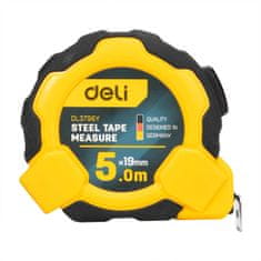 Deli Tools 19mm čelična mjerna traka 5m 2