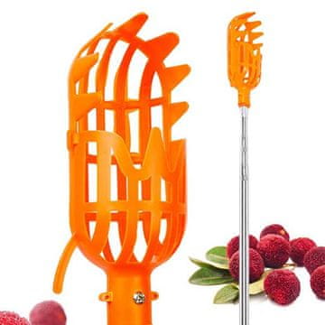 Netscroll Košara za branje voća s teleskopskom rastezljivom palicom, FruitBasket.