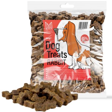 Mersjo Poslastice za pse - Mersjo mesne trenerke zeca 85% mesa 500g