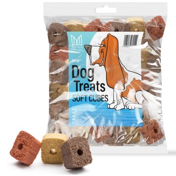 Mersjo Poslastice za pse - Mersjo Meat Trainers mekane kocke 500g