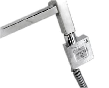 SAPHO Električni grijač s termostatom KTX, 800 W, krom završetak