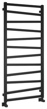 SAPHO SAPHO ZIG crni mat grijač 600x1334mm - dizajnerski radijator za kombinirano grijanje