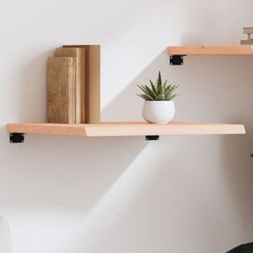 Vidaxl Polica, 60x60x(2-4) cm, Neobrađeno masivno hrastovo drvo