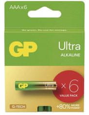 GP Ultra alkalne baterije, LR03 AAA, 6 kom (B0211V)