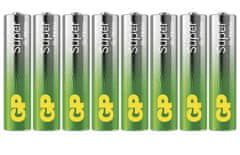 GP Super alkalne baterije, LR03 AAA, 8 komada (B01118)
