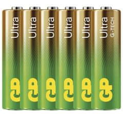 GP Ultra alkalne baterije, LR6 AA, 6 kom (B0221V)