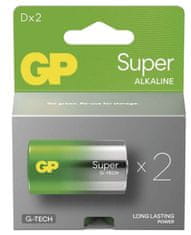 GP Super alkalna baterija, LR20 D, 2 komada (B01412)