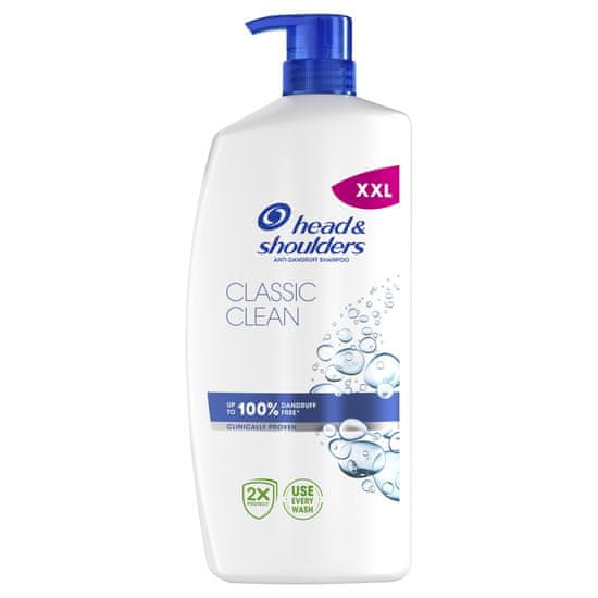 Head & Shoulders Classic Clean šampon protiv peruti za svakodnevnu upotrebu s pumpicom, 800 mL
