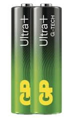 GP Ultra Plus alkalna baterija, LR6 AA, 2 komada (B03212)