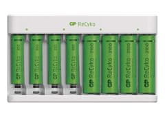 GP Eco E811 punjač baterija + 4 × AA 2100 + 4 × AAA