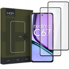 Hofi Glass Pro Full Screen 2x zaštitno staklo za Realme C67 4G, crno