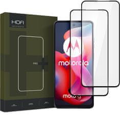 Hofi Glass Pro Full Screen 2x zaštitno staklo za Motorola Moto G24 / G24 Power / G04, crno