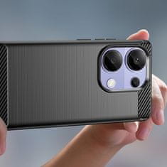 Tech-protect Carbon maska za Xiaomi Redmi Note 13 Pro 4G, crno