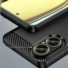 Tech-protect Carbon maska za Realme C67 4G, crno