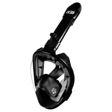Aga Cjelolicejna maska za ronjenje S/M Crna/Crna