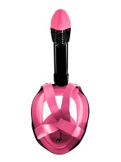 Aga Cjelolicejna maska za ronjenje S/M Crna/Ružičasta