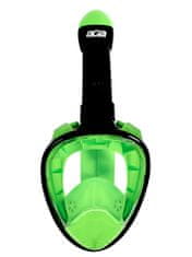 Aga Cjelolicejna maska za ronjenje L/XL Crna/Zelena