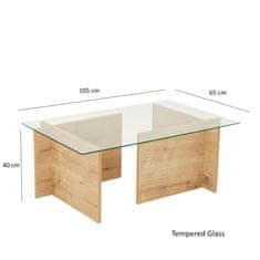 Woody Fashion Stolić za kavu, Escape - Sapphire Oak