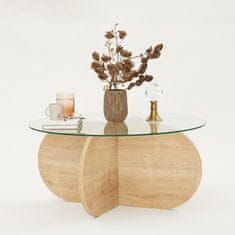 Woody Fashion Stolić za kavu, Bubble - Sapphire Oak