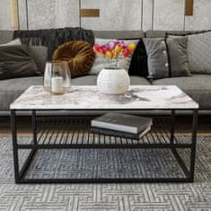 Woody Fashion Stolić za kavu, Bijelo crno, Asude - White