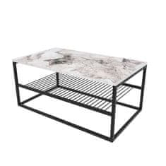 Woody Fashion Stolić za kavu, Bijelo crno, Asude - White